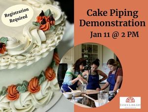 Cake Piping Demonstr